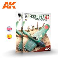AK Interactive Wrecked Planes - Aviones Destrozados, Bilingual (Special Order)