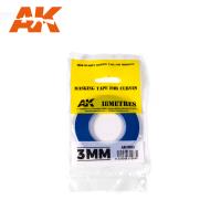 AK Interactive Blue Masking Tape for Curves - 3mm (Special Order)