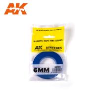 AK Interactive Blue Masking Tape for Curves - 6mm (Special Order)