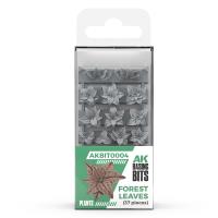 AK Interactive Forest Leaves - Basing Bits (35 Pieces) (Special Order)