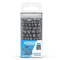 AK Interactive Candles - Basing Bits (73 Pieces) (Special Order)