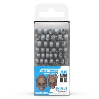 AK Interactive Skulls - Basing Bits (72 Pieces) (Special Order)