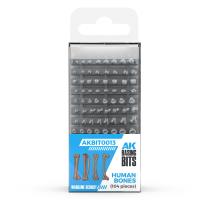 AK Interactive Human Bones - Basing Bits (120 Pieces) (Special Order)