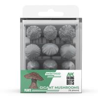 AK Interactive Gigant Mushrooms - Basing Bits (12 Pieces) (Special Order)