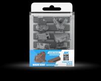AK Interactive Concrete Ruins - Basing Bits (Special Order)