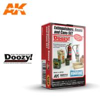 Doozy 1/24 Extinguishers, Boxes and Cans Set (Special Order)