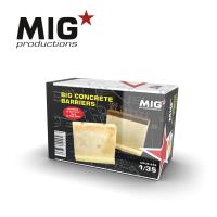 MIG 1/35 Big Concrete Barriers Irak Military Type (Special Order)