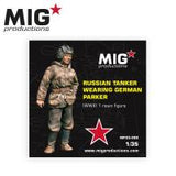 MIG 1/35 Russian Tanker Wearing German Parker (WWII) (Special Order)