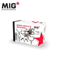 AK Interactive 1/35 Animal Skulls & Skeletons Plastic Model Kit (Special Order)