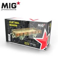 MIG 1/72 Flat Rail Wagon Resin Kit (Special Order)