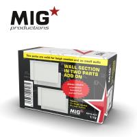 MIG 1/72 Wall Section In Two Parts Add On (Special Order)