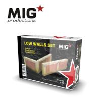 MIG 1/72 Low Walls Set (Special Order)