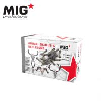 AK Interactive 1/72 Animal Skulls & Skeletons Plastic Model Kit (Special Order)
