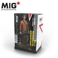 MIG 90mm Productions Highlander Clansman 1746 Resin Figure (Special Order)
