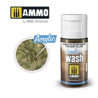 Ammo Mig Brown for Dark Yellow Acrylic Wash (Special Order)
