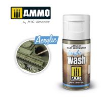 Ammo Mig Dark Brown Acrylic Wash (Special Order)