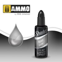 Ammo Mig Acrylic Shader 10ml - Navy Grey Shader (Special Order)