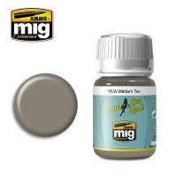 Ammo Mig Medium Tan Panel Line Wash (Special Order)