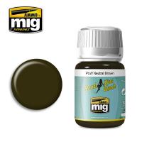 Ammo Mig Neutral Brown Panel Line Wash (Special Order)