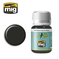 Ammo Mig Stone Grey for Black Panel Line Wash (Special Order)
