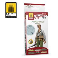 Ammo Mig US Marines WWII Figures Paint Set (Special Order)