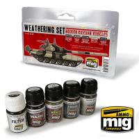 Ammo Mig Modern Russian Vehicles Weathering Set (Special Order)