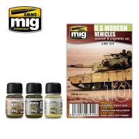 Ammo Mig US Modern Vehicles Weathering Set (Special Order)