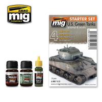 Ammo Mig US Green Vehicles Starter Weathering Set (Special Order)