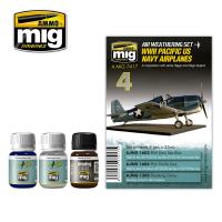 Ammo Mig WWII Pacific US Navy Airplanes Air Weathering Set (Special Order)