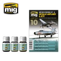 Ammo Mig Metallic Airplanes & Jets Air Weathering Set (Special Order)
