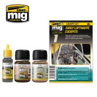 Ammo Mig Early Luftwaffe Cockpit Weathering Set (Special Order)