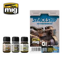 Ammo Mig Spaceship Sci-Fi Weathering Set (Special Order)