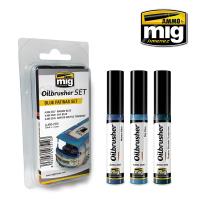 Ammo Mig Oilbrusher Blue Patinas Set (Special Order)