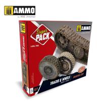Ammo Mig Tracks & Wheels Super Pack Weathering Set (Special Order)