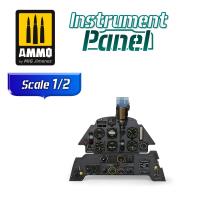 Ammo Mig Messerschmitt Bf 109 E - Instrument Panel 1/2 Scale 2D Print On MDF (Special Order)