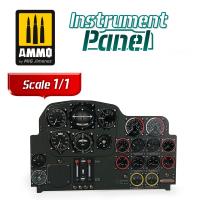 Ammo Mig Messerschmitt Me 262 A1 - Instrument Panel 1/1 Scale 2D Print On MDF (Special Order)