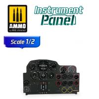 Ammo Mig Messerschmitt Me 262 A1 - Instrument Panel 1/2 Scale 2D Print On MDF (Special Order)