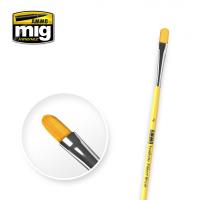 Ammo Mig Synthetic Filbert Brush, 4 (Special Order)