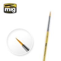 Ammo Mig Synthetic Round Brush, 3/0 (Special Order)
