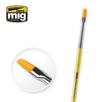 Ammo Mig Synthetic Flat Brush, 6 (Special Order)