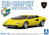Aoshima 1/32 SNAP KIT #20-B Lamborghini Countach LP400(Yellow) (Special Order)