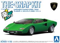 Aoshima 1/32 SNAP KIT #20-D Lamborghini Countach LP400(Green) (Special Order)