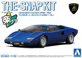 Aoshima 1/32 SNAP KIT #20-E Lamborghini Countach LP400(Blue) (Special Order)