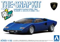 Aoshima 1/32 SNAP KIT #20-E Lamborghini Countach LP400(Blue) (Special Order)