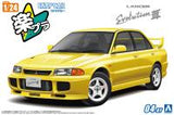 Aoshima 1/24 SNAP CAR #04-DY CE9A LANCER GSR Evolution III 1995 Dandelion Yellow (Special Order)