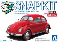 Aoshima 1/32 SNAP KIT #20-RR Volkswagen Beetle (Ruby Red) (Special Order)