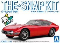 Aoshima 1/32 SNAP KIT #06-SR Toyota 2000GT (Solar Red) (Special Order)