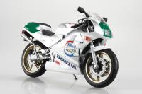 Aoshima 1/12 Diecast Motorcycle Honda NSR250R SP '89 Ross White × Terra Silver × November Silver (Special Order)