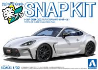 Aoshima 1/32 SNAP KIT #10-CW Toyota GR86 2021 (Crystal White Pearl) (Special Order)
