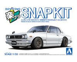 Aoshima 1/32 SNAP KIT#16CU-WH Nissan C10 Skyline 2000GT-R Custom Wheel (White) (Special Order)